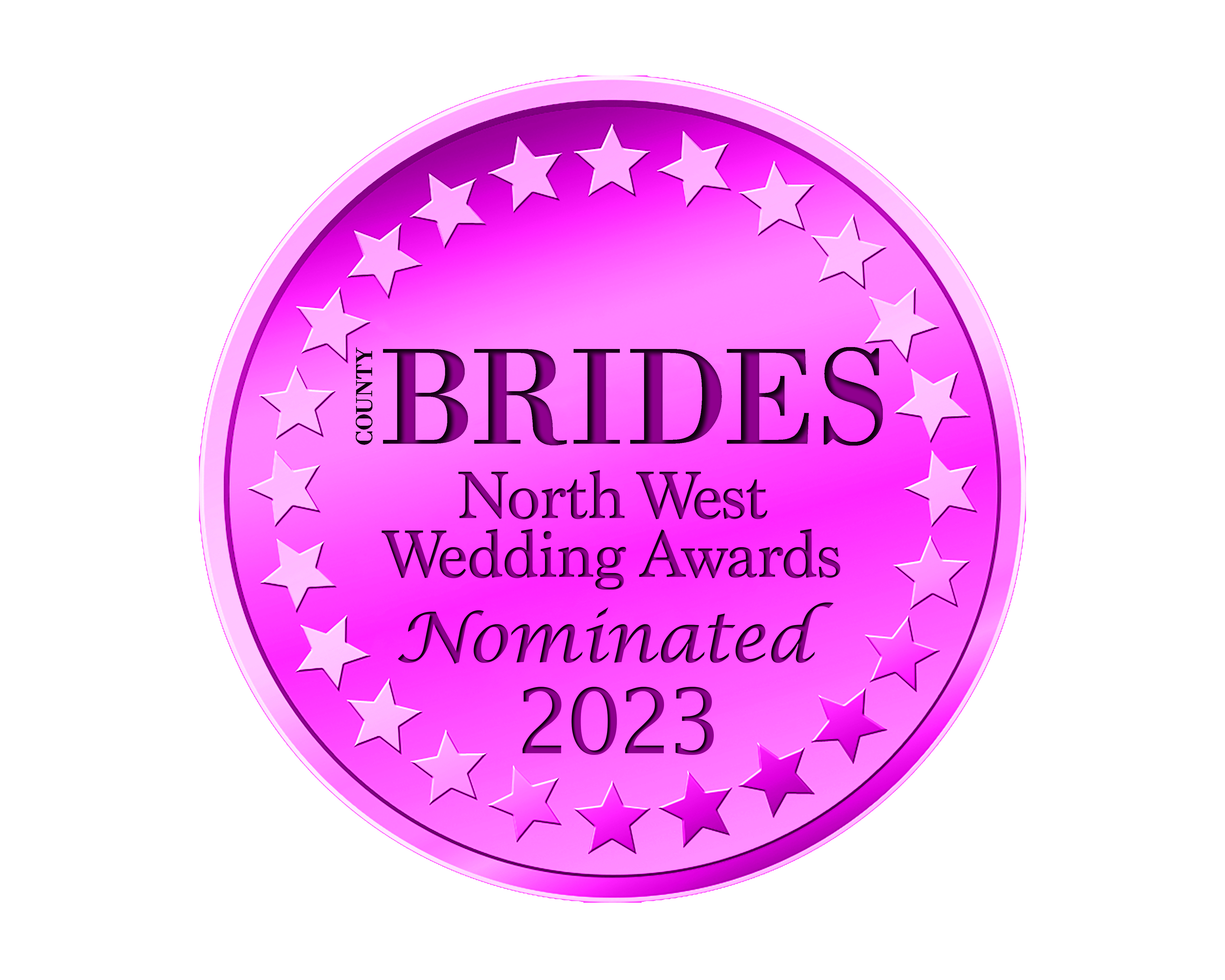 We have been nominated in the County Brides North West Wedding Awards 2023